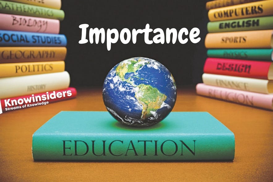 The Importance of Education