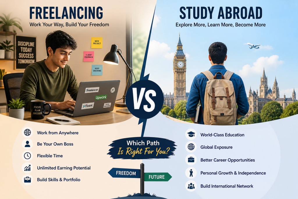 Freelancing vs Study abroad