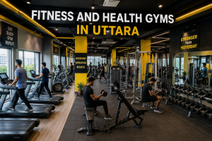 Fitness and Health Gyms in Uttara featuring modern gym equipment, cardio machines, strength training, and personal fitness programs.