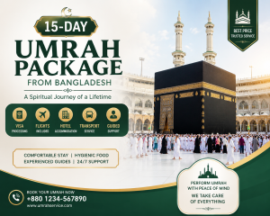 15-Day Umrah Package from Bangladesh