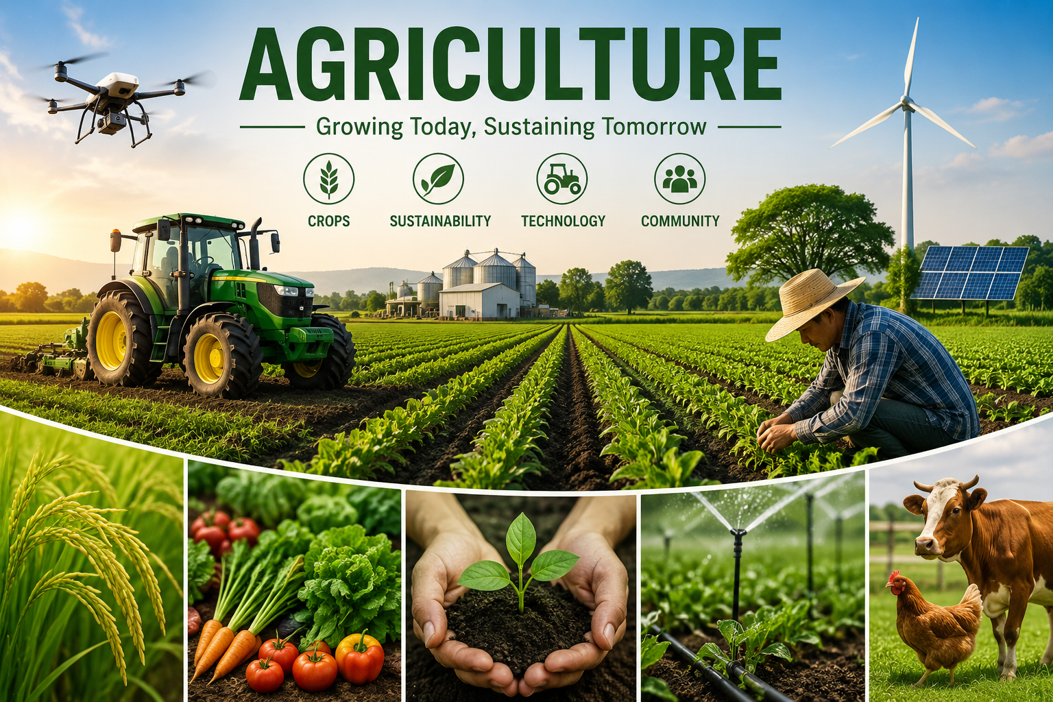 Agriculture: Modern Farming, Benefits and Future Trends Agriculture