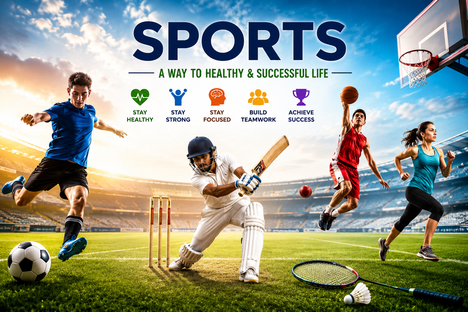 Sports: The Power of Sports for a Healthy and Successful Life sport
